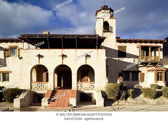 Scotty's Castle, 1924 Luxury Home of 'Death Valley Scotty'. Gold Prospector. Death Valley National Park. California. USA