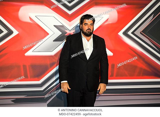 Antonino Cannavacciuolo attends at the photocall of the final of X Factor Italia at Mediolanum forum in Milan. Milan (Italy), December 12th, 2019