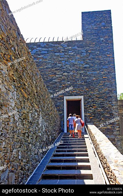 access, stairway, Basilica, Santuary, Nostra, Senyora, Meritxell, 1975, architect, Ricard, Bofill, Canillo, Andorra