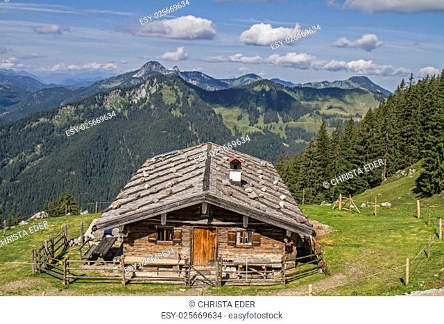 upper wildfeldalm - idyllic mountain lodge at you pass the increase to rotwand summit