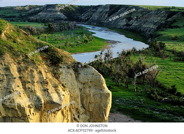 Little Missouri River Valley. Theodore Roosevelt National Park South Unit, North Dakota, United States of America