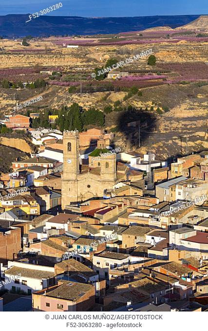 Aitona village, Baix Segre, Lleida, Catalonia, Spain, Europe