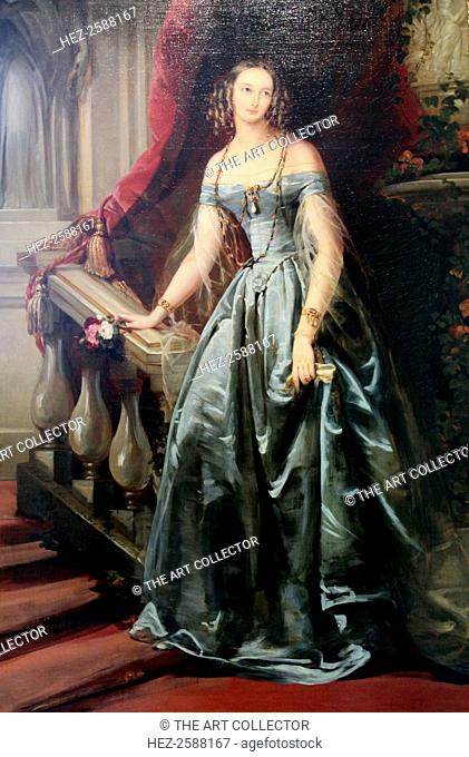 'Portrait of the Grand Duchess Olga Nikolaevna', 1841. Grand Duchess Olga Nikolaevna (1822-1892) was the second daughter of Tsar Nicholas I and Alexandra...
