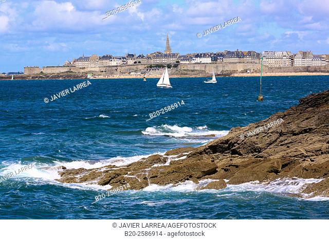 Saint Malo, Dinard, Emerald Coast, Côtes d'Armor, Brittany, Bretagne, France