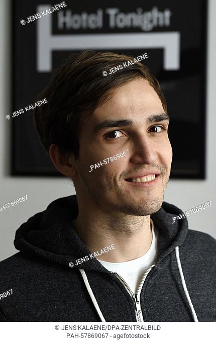 Denis Ciofu, General Manager of HotelTonight for Germany, poses at the HotelTonight offices in Berlin,  Germany, 21 April 2015