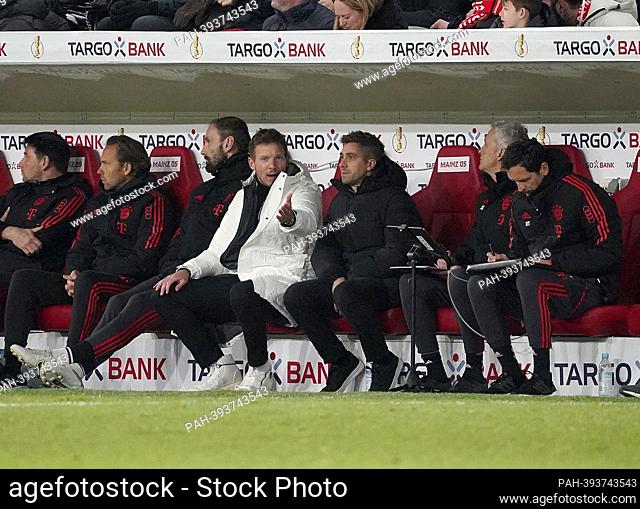 February 2nd, 2023, MEWA Arena, Mainz, GER, DFB Cup, 1.FSV FSV FSV Mainz 05 vs FC Bayern Munich, in the picture coach Julian Nagelsmann (Munchen)