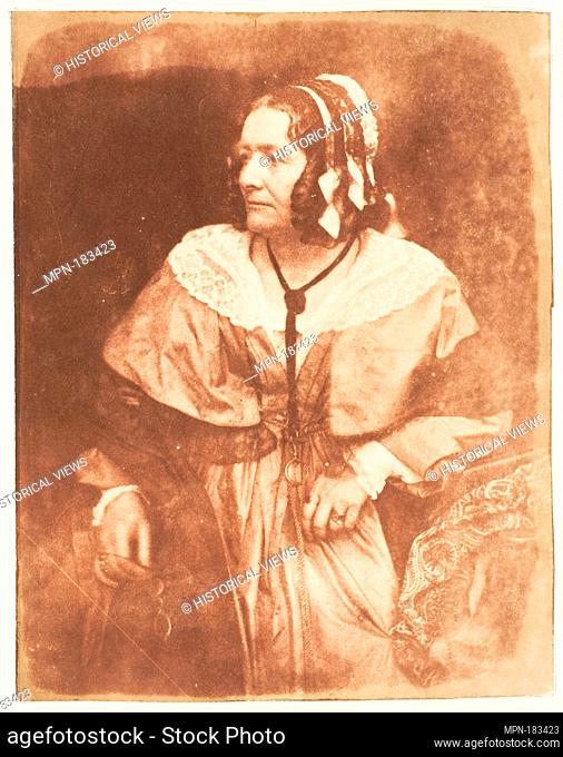 Mrs. Jameson. Photography Studio: Hill and Adamson (British, active 1843-1848); Artist: David Octavius Hill (British, Perth, Scotland 1802-1870 Edinburgh
