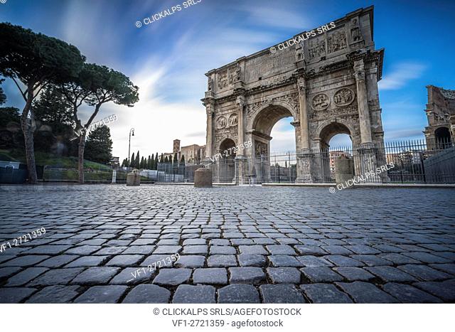 Rome, Lazio, Italy. Arch of Constantine