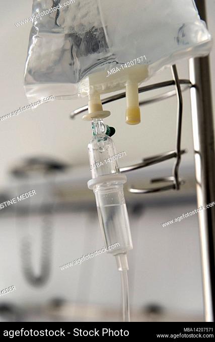 IV fluids, hospital, sickbed