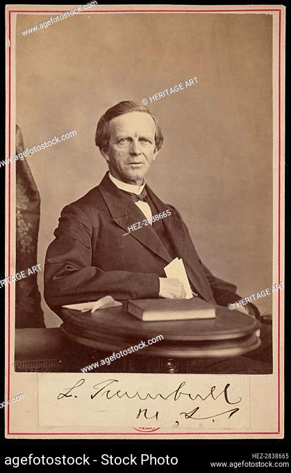 Portrait of Lyman Trumbull (1813-1896), Before 1876. Creator: John Carbutt