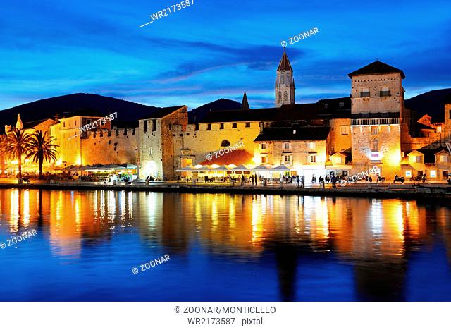 Old town of Trogir in Dalmatia