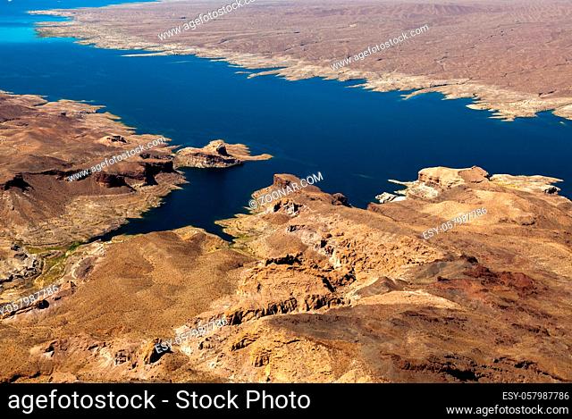 Aerial view of Lake Mead