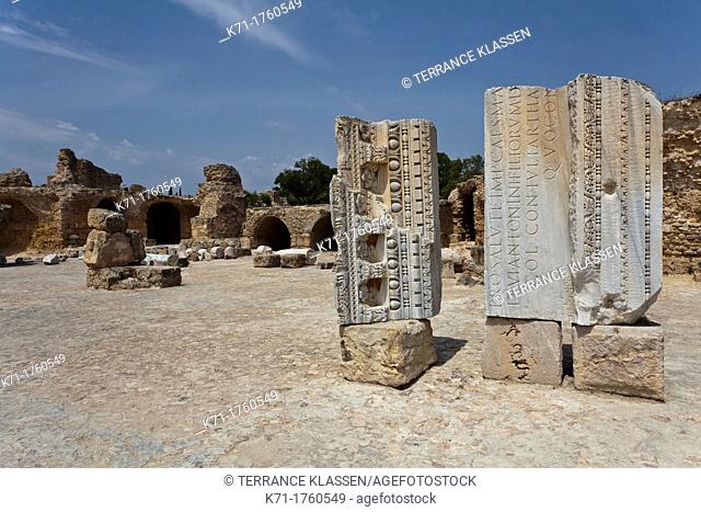 The ruins of Carthage near Tunis, Tunisia