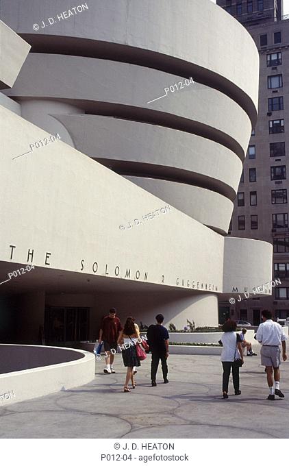 USA. New York City. Guggenheim museum