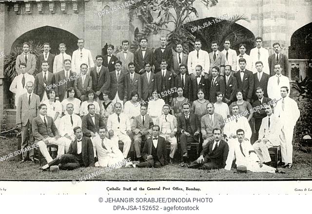Catholic Community Catholic Staff of the General Post Office ; Bombay Mumbai ; Maharashtra ; India