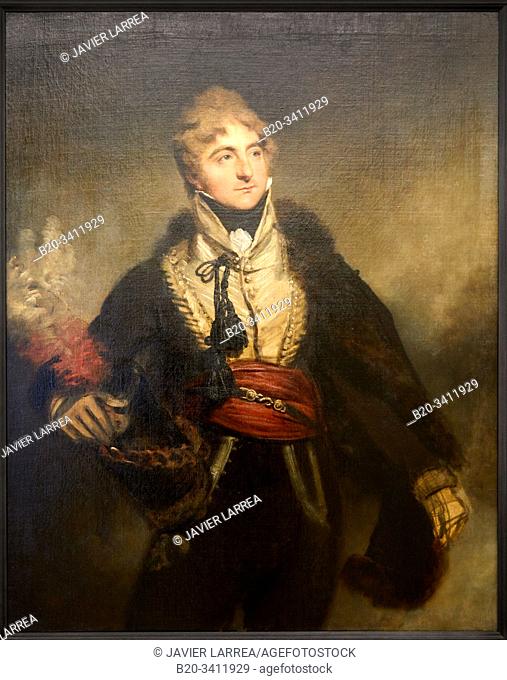 "Portrait d'un officier anglais"", 1800-1820, Attribué à Sir Willian Beechey, 1753-1839, Musée du Louvre, Paris, France, Europe