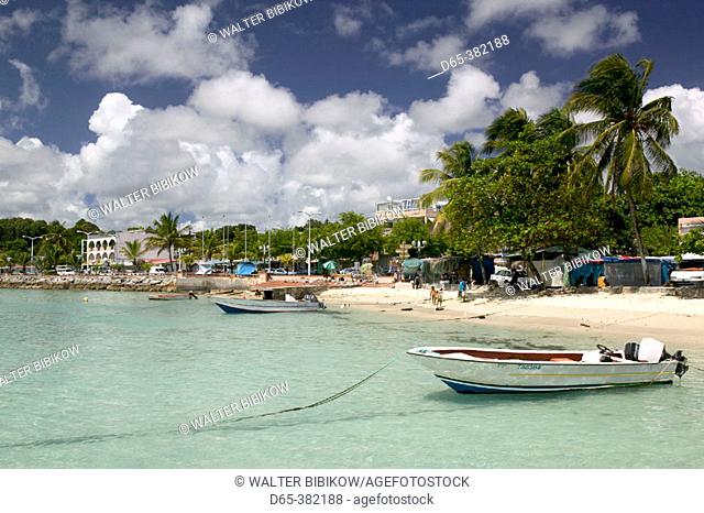 French West Indies (FWI), Guadeloupe, Grande Terre Island, Sainte-Anne: Caravelle Beach