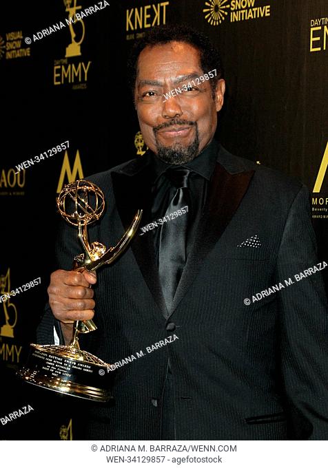 45th Annual Daytime Emmy Awards 2018 Press Room held at the Pasadena Civic Center in Pasadena, California. Featuring: James Reynolds