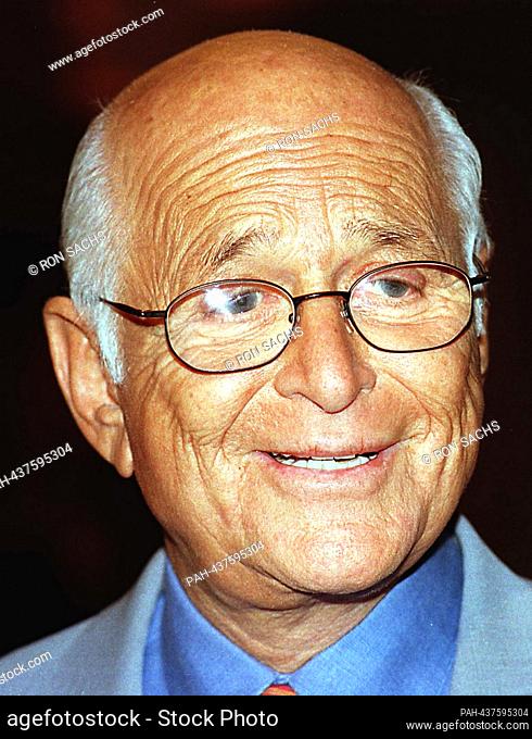 Norman Lear after presenting the People for the American Way's Defenders of Democracy Award to United States Senator Edward M