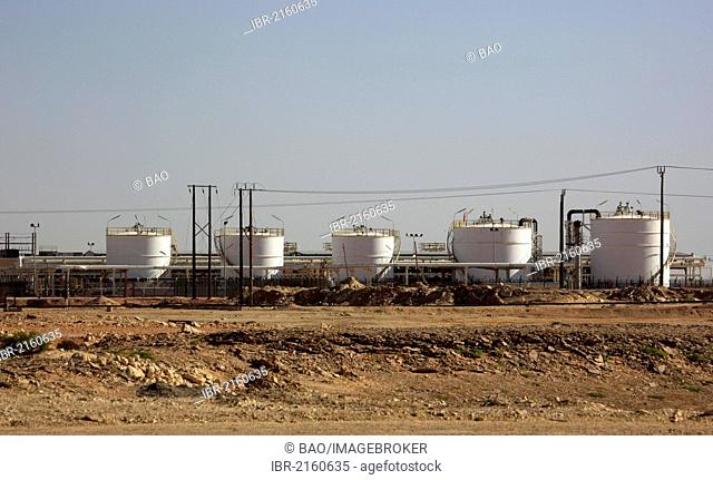 Natural gas production near Marmul, Oman, Arabian Peninsula, Middle East, Asia