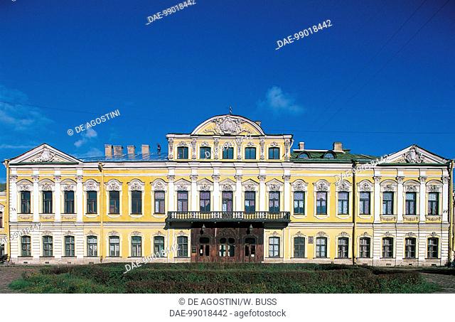 Sheremetev Palace, seat of the museum dedicated to the poetess Anna Akhmatova Andreevna, Sheremetev Palace, St Petersburg (UNESCO World Heritage List, 1990)