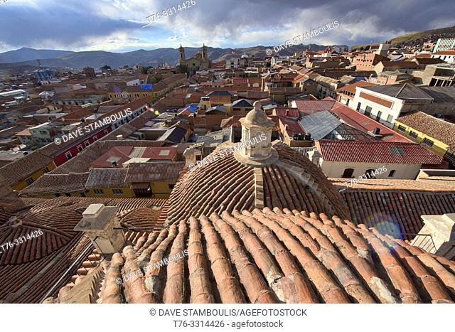 Rooftop view of the San Francisco Church and Convent, Potosí, Bolivia