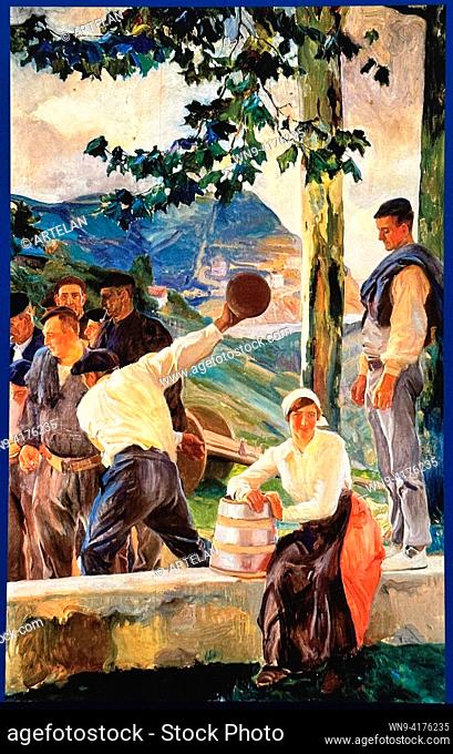 Bolos, Guipúzcoa, 1914, Joaquín Sorolla (1863-1923) Oil on canvas. 352 x 231cm The Hispanic Society of America, New York