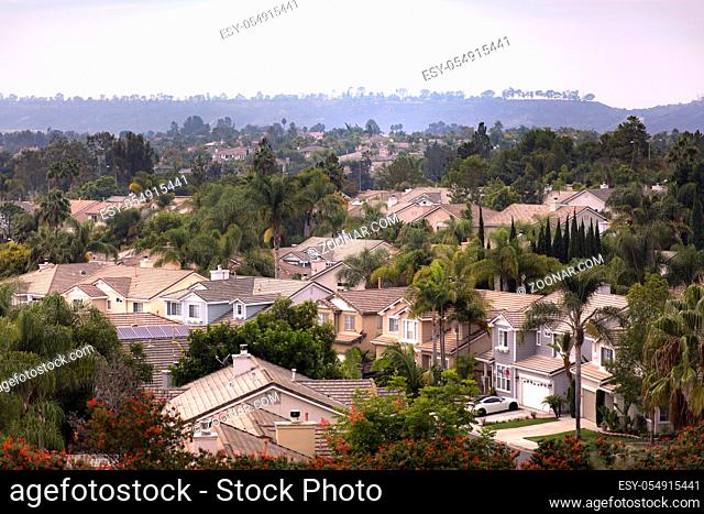 Suburbs taken in and around Carlsbad California
