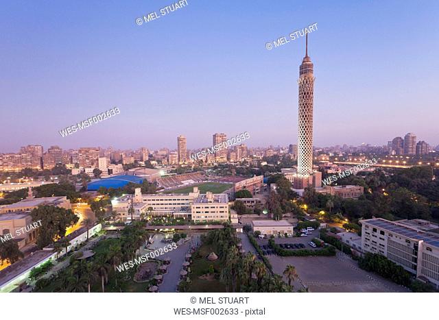 Egypt, Cairo, View of city