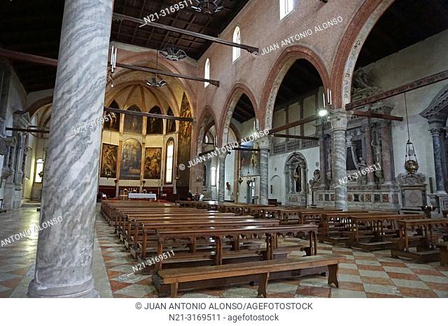Church of Madonna de L'Orto, Cannaregio Sestiere. Venice, Veneto, Italy, Europe