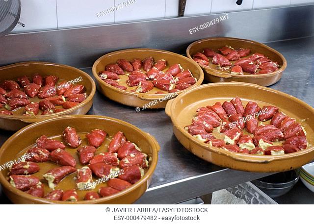 Stuffed Peppers, Kitchen, Gastronomical Society, Donostia, San Sebastian, Gipuzkoa, Euskadi