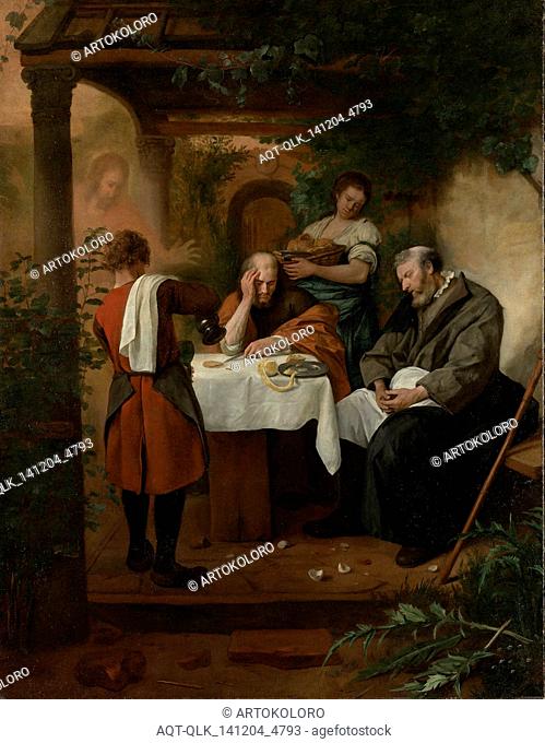 The supper at Emmaus, Jan Havicksz. Steen, 1665 - 1668