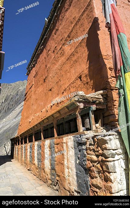 Kag Chode Thupten Samphel Ling Monastery in Kagbeni village, Mustang district, Nepal