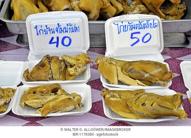 Roast duck, cookshop in Thailand, Asia