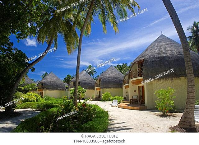 Maldives, Asia, North Male Atoll, coast, sea, Indian ocean, landscape, island, blue sky, holiday, holidays, vacations