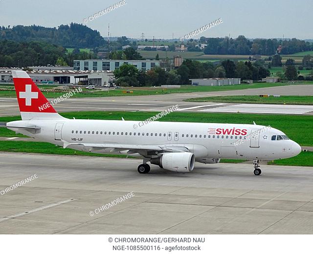 Airport Zürich Suisse Aircraft Airbus 321
