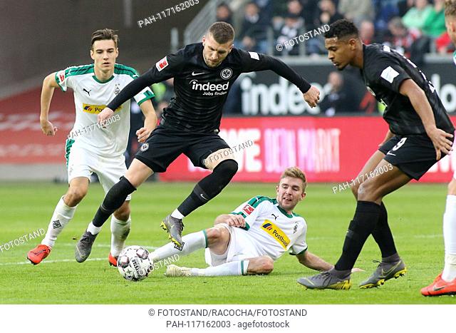 Frankfurt, Germany 17. February 2019: 1.BL - 18/19 - Eintracht Frankfurt vs. Frankfurt. Borussia Monchengladbach v. Borussia li