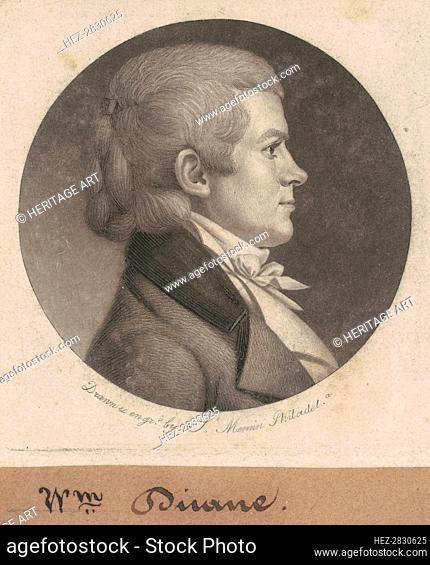 William Duane, 1802. Creator: Charles Balthazar Julien Févret de Saint-Mémin