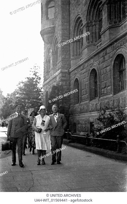 Ehemaligentreffen einer Studentenverbindung der TH Aachen im Jahr 1930