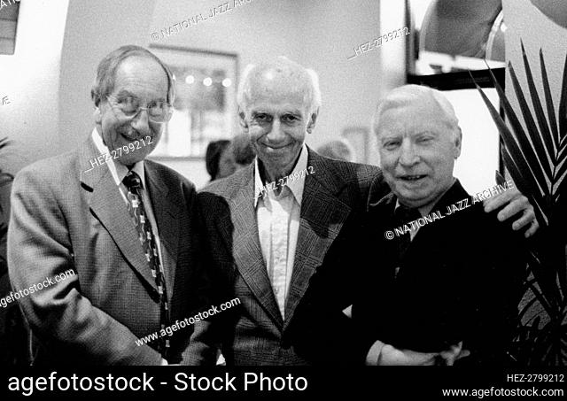 Don Lusher, Bobby Lambe, Milt Bernhart, Kenton Rendevous, Egham, Surrey, 2000. Creator: Brian Foskett