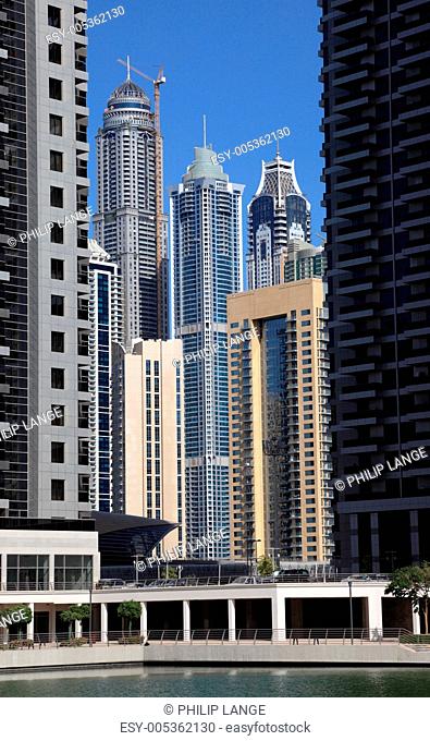 Jumeirah Lakes Towers in Dubai, United Arab Emirates