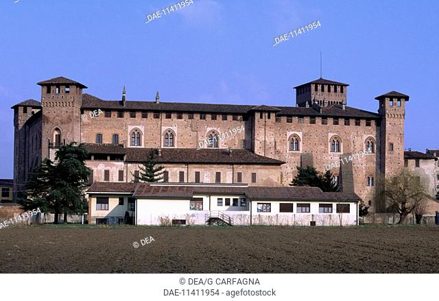 Castle of Sant'Angelo Lodigiano (Lodi), 1383, Lombardy. Italy, 14th century