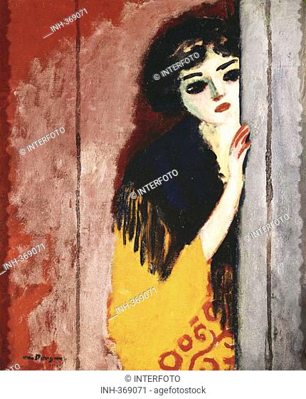 fine arts, Dongen, Kees van, 1877 - 1968, painting, 'La gitane', 'the gypsy', Annonciade Museum, Saint Tropez, historic, historical, Europe, Netherlands
