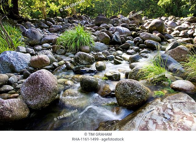 The Mossman riverbed, Daintree Rainforest, Queensland, Australia