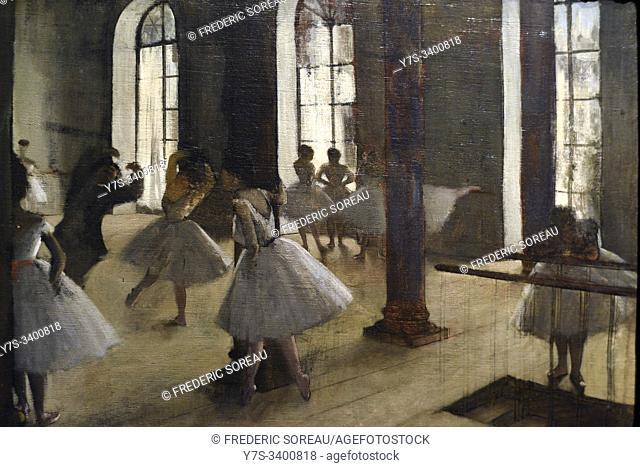 La répétition au foyer de la danse, 1873-75, Edgar Degas, Washington, The Phillips Collection