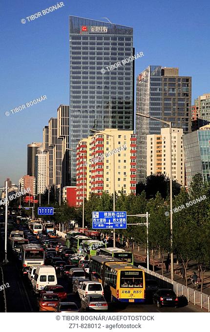 China, Beijing, Central Business District, Jianguo Road
