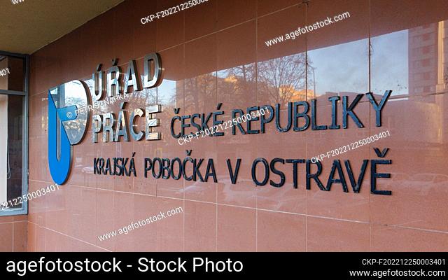 Labour Office in Ostrava, Czech Republic, December 25, 2022. (CTK Photo/Petr Sznapka)