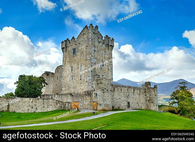 Ross Castle is a 15th-century tower house in County Kerry, Ireland
