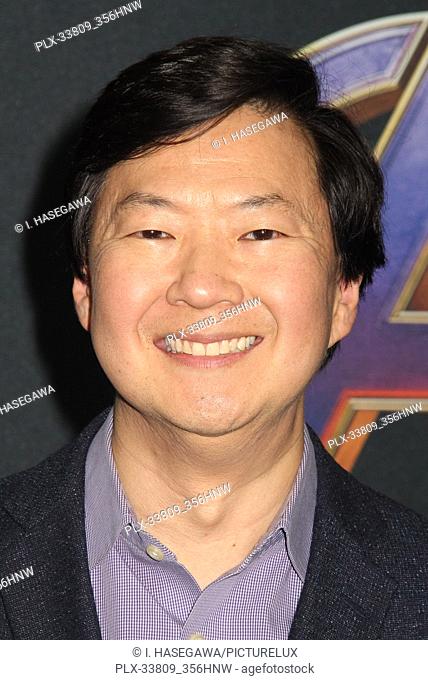 Ken Jeong 04/22/2019 The world premiere of Marvel Studios' ""Avengers: Endgame"" held at The Los Angeles Convention Center in Los Angeles, CA