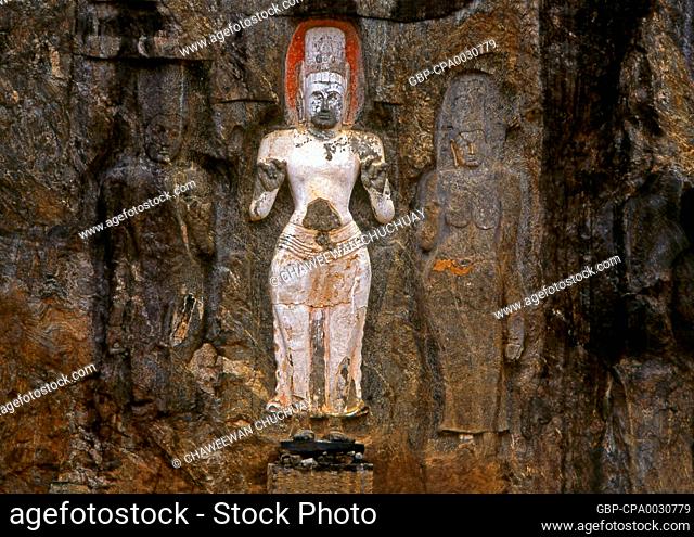 The remote ancient Buddhist site of Bururuvagala (which means ‘stone Buddha images’ in Sinhalese) is thought to date from the 10th century